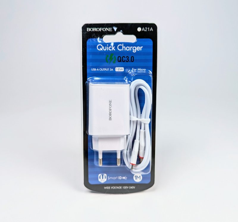 СЗУ microUSB BRFN BA21A 3A 1USB