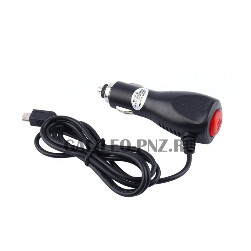 АЗУ microUSB 2A с кнопкой 3м 