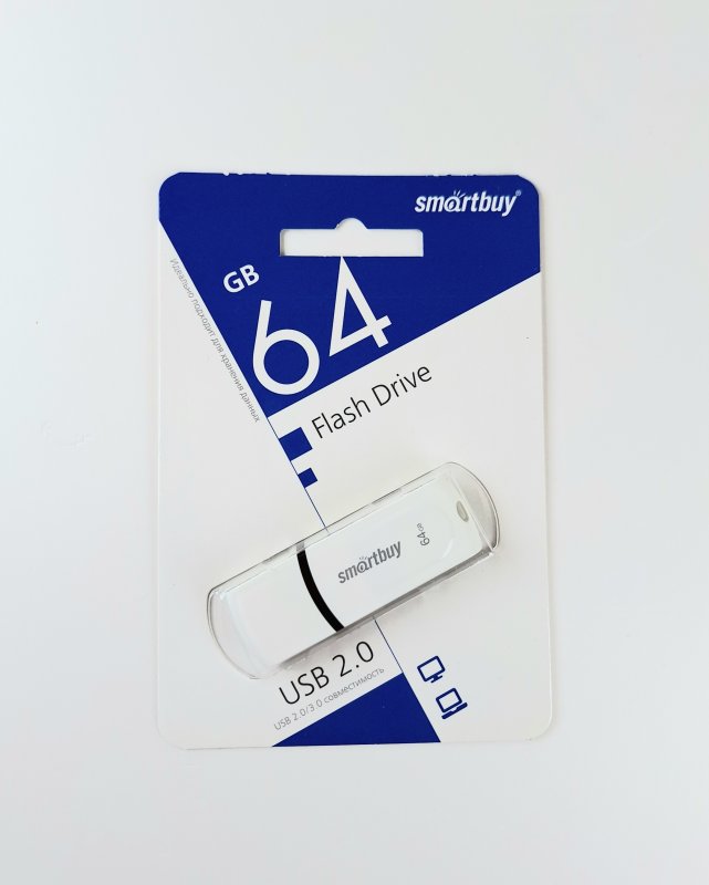 Smartbuy USB флеш-накопитель 64GB Paean White/Burgundy