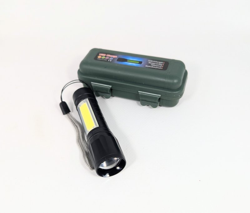 Фонарь BL-536-XPE+COB акк.