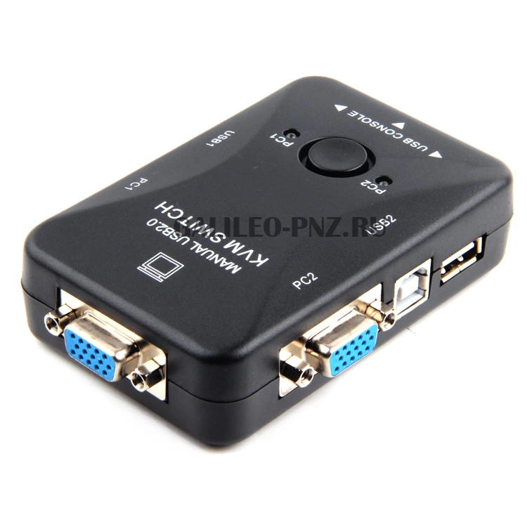 Переключатель KVM FJGEAR 2 Ports USB 2.0