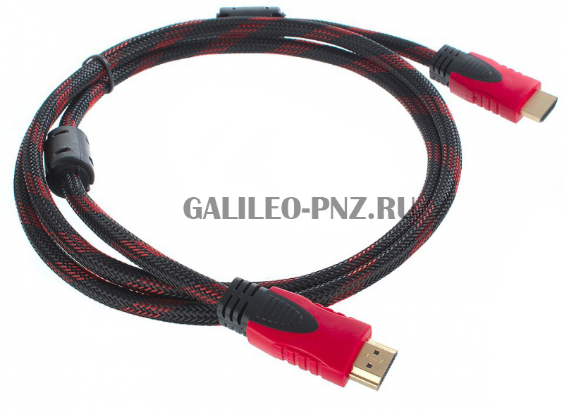 Кабель HDMI-HDMI 10м (оплетка,2 фильтра) 