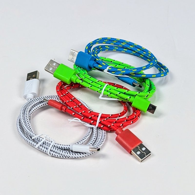 Шнур Type-c тканевая оплетка V123 3A 1м