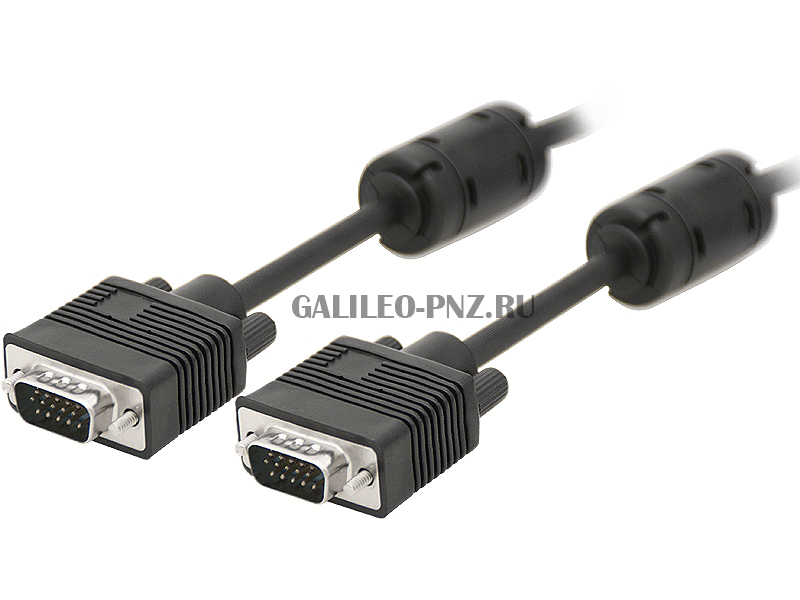 Шнур VGA Plug-VGA Plug 1,5m с фильтрами