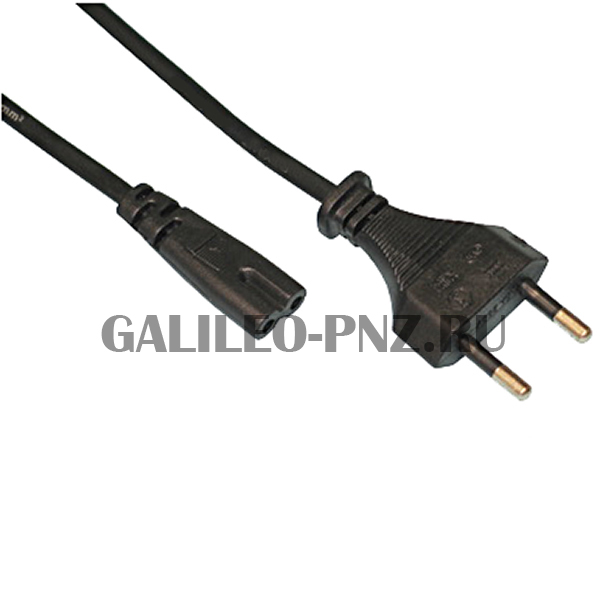 Шнур сетевой 2pin 1,5м