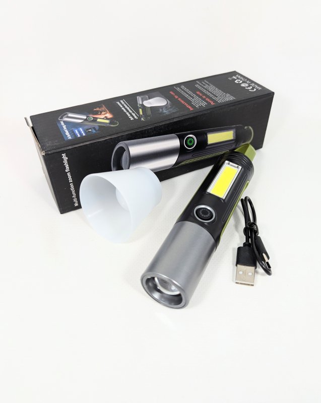 Фонарь ручной линза BL S507