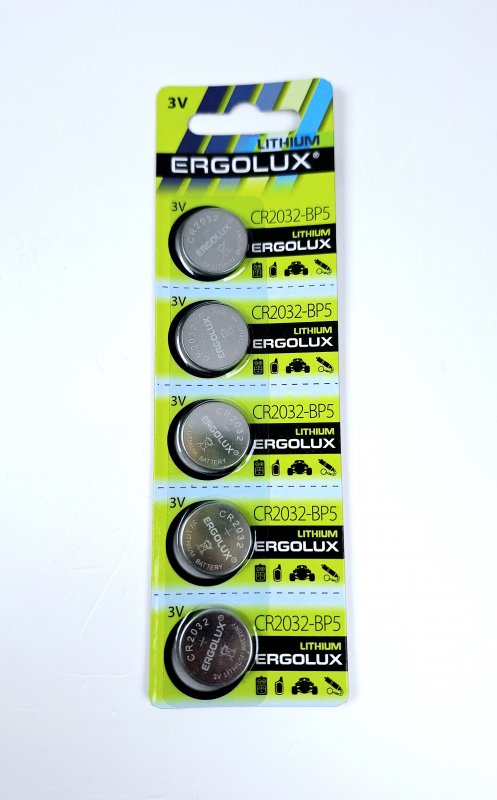 Батарейка ERGOLUX CR2032