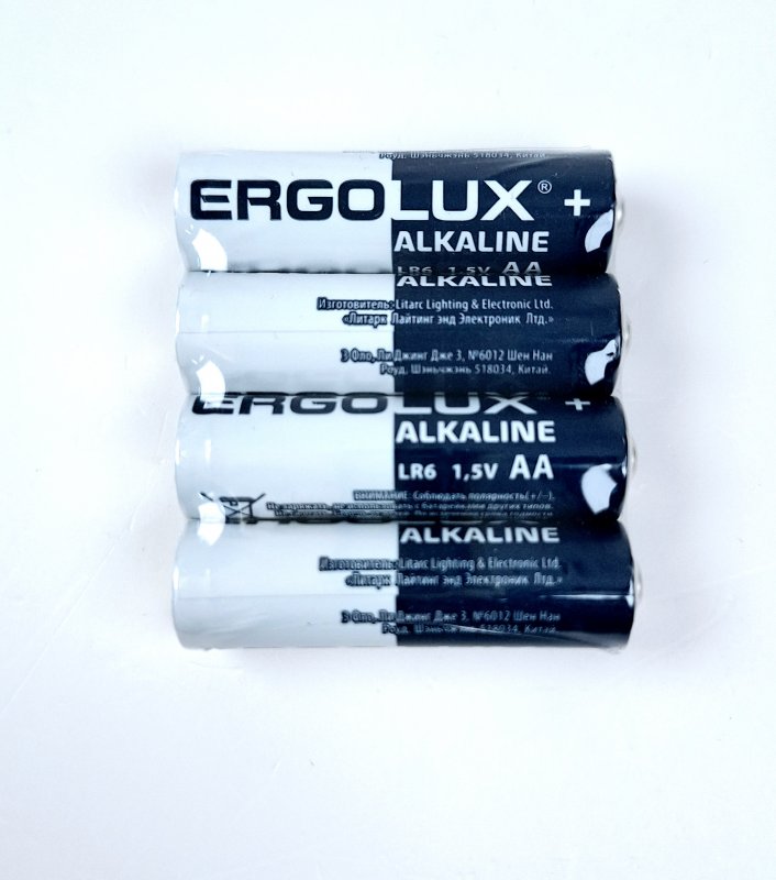 Батарейка пальчиковая ERGOLUX LR06