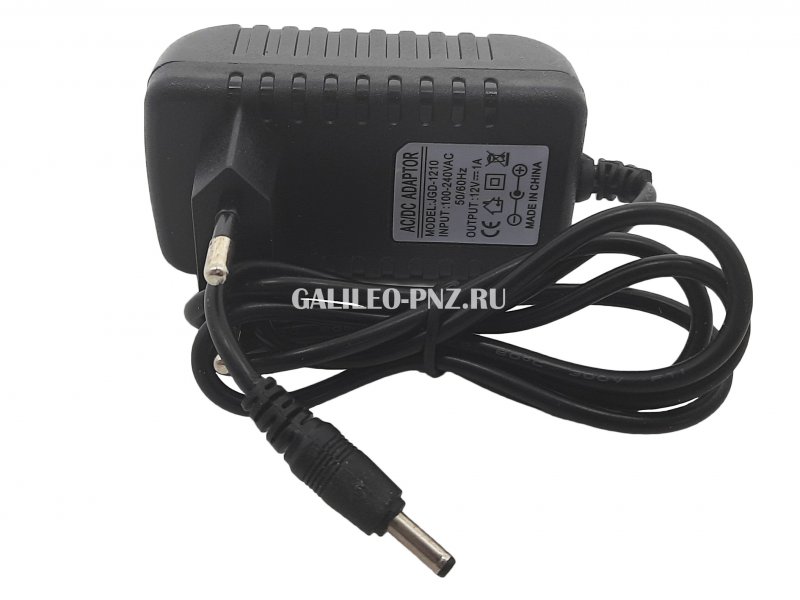 Блок питания 12V/1A-4.0 модель:1210