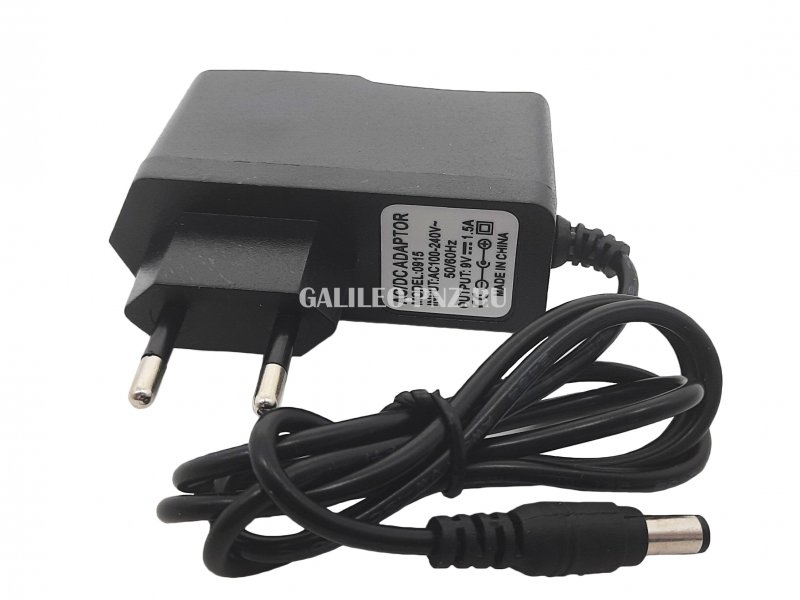 Блок питания 9V/1.5A-5,5 модель:0915