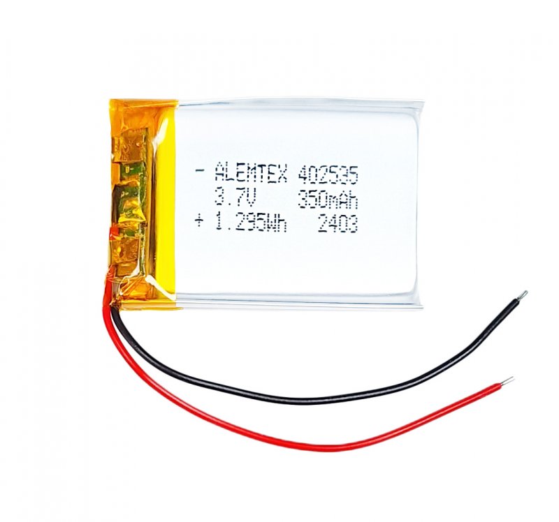 Аккумулятор литий-полимерный (402535) 3.7V 350mAh