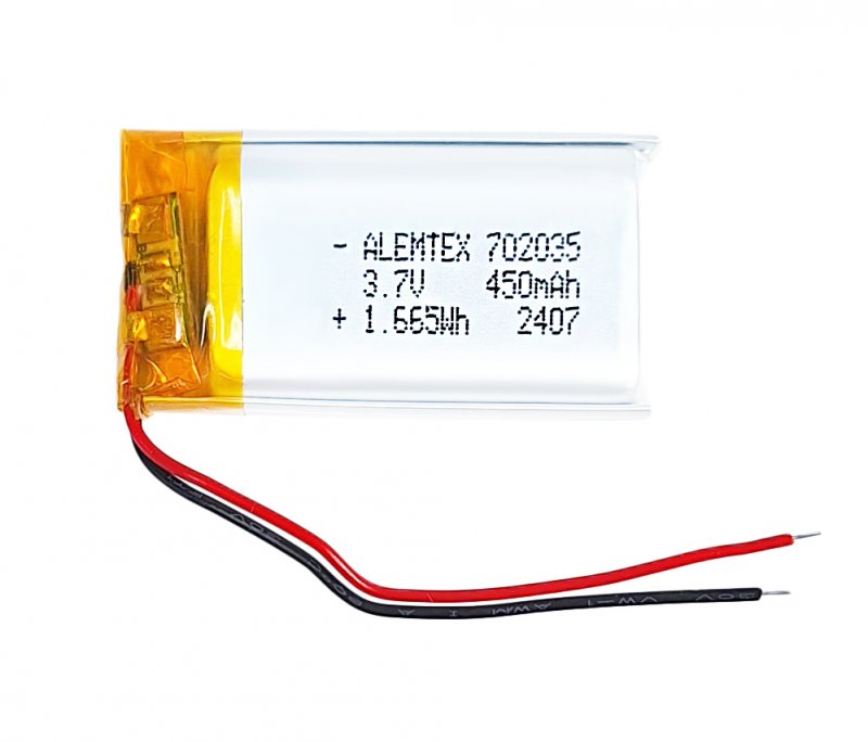 Аккумулятор литий-полимерный (702035) 3.7V 450mAh