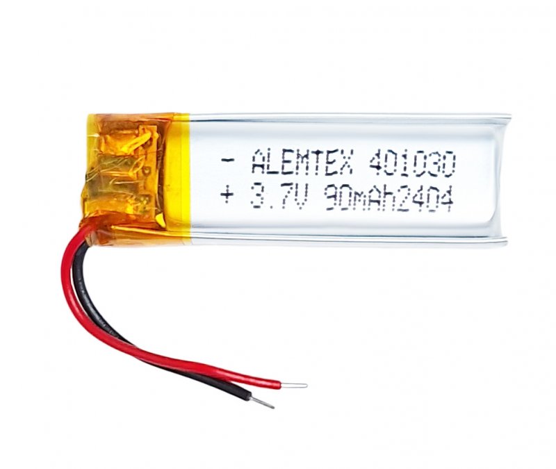 Аккумулятор литий-полимерный (401030) 3.7V 90mAh