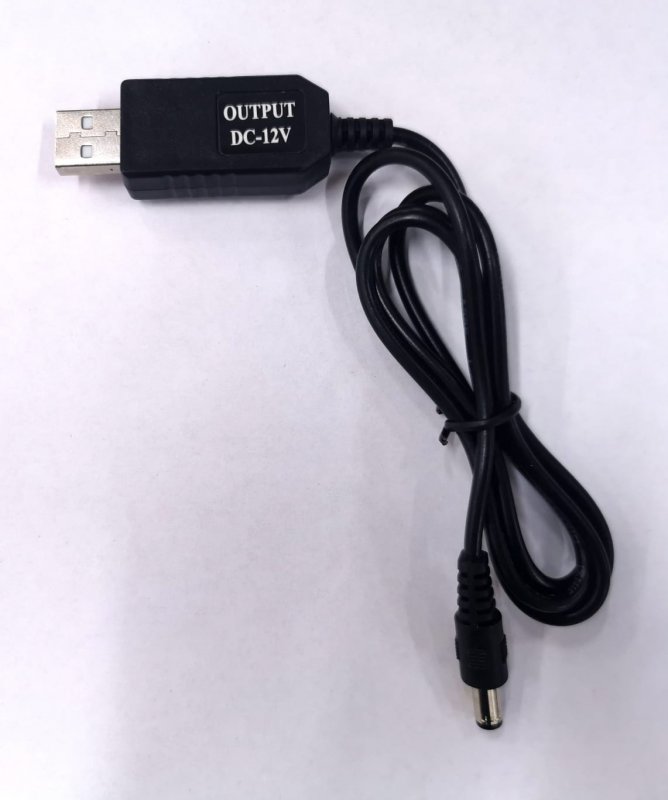 Преобразователь с 5V на 12V 5.5мм 70см