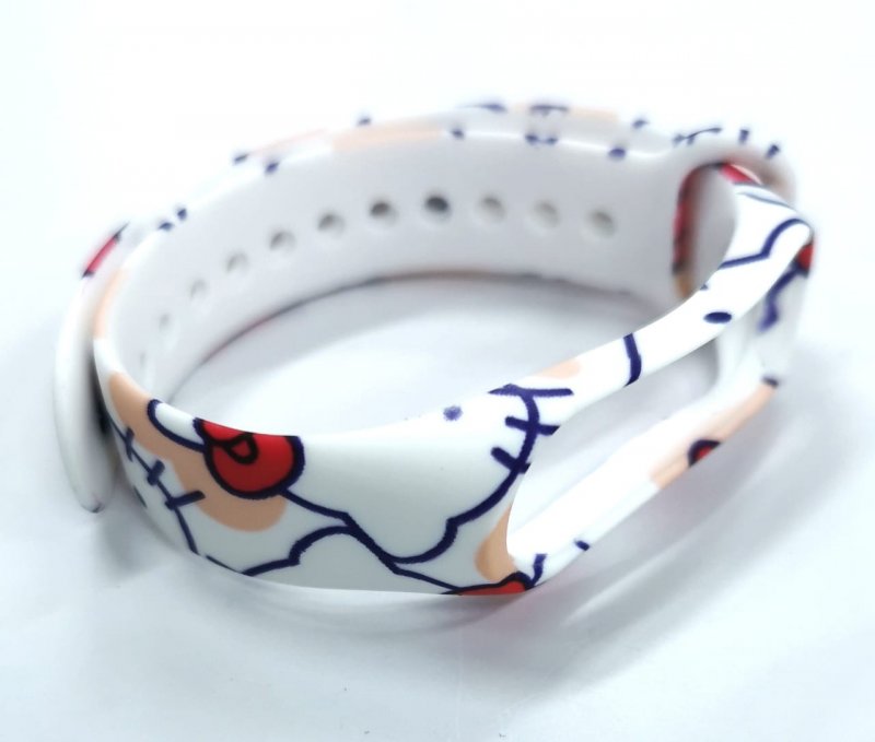 Силиконовый ремешок mi Band 3/4  R10