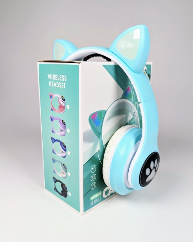 Bluetooth наушники STN-28 CAT Green
