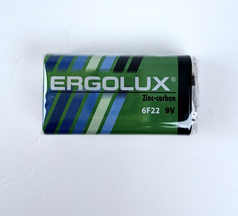 Батарейка ERGOLUX 6F22 9V