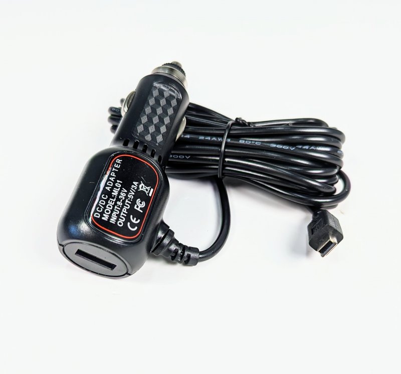 АЗУ mini  ML01 +USB 8-36V 5v/2А 3м 