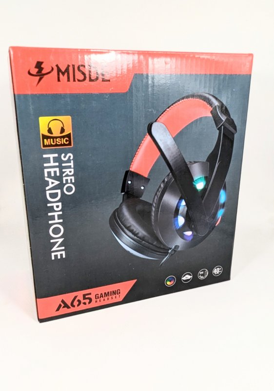 Наушники компьютерные A65 с подсветкой