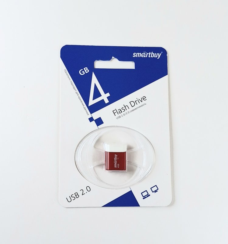 Smartbuy USB флеш-накопитель 4GB Lara Red