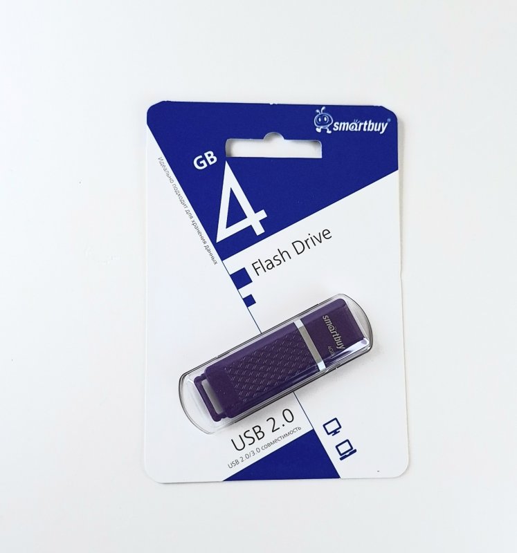 Smartbuy USB флеш-накопитель 4GB Quarts series Violet