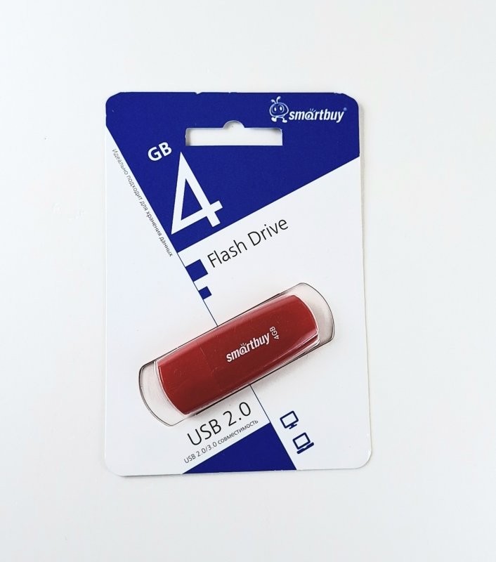 Smartbuy USB флеш-накопитель 4GB Scout Red
