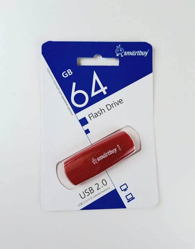 Smartbuy USB флеш-накопитель 64GB Scout Red