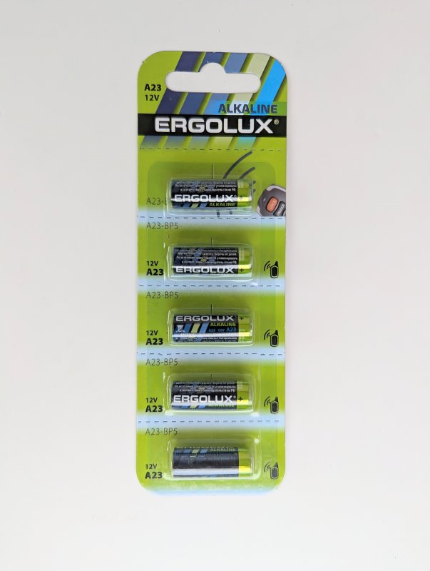 Батарейка ERGOLUX 23А