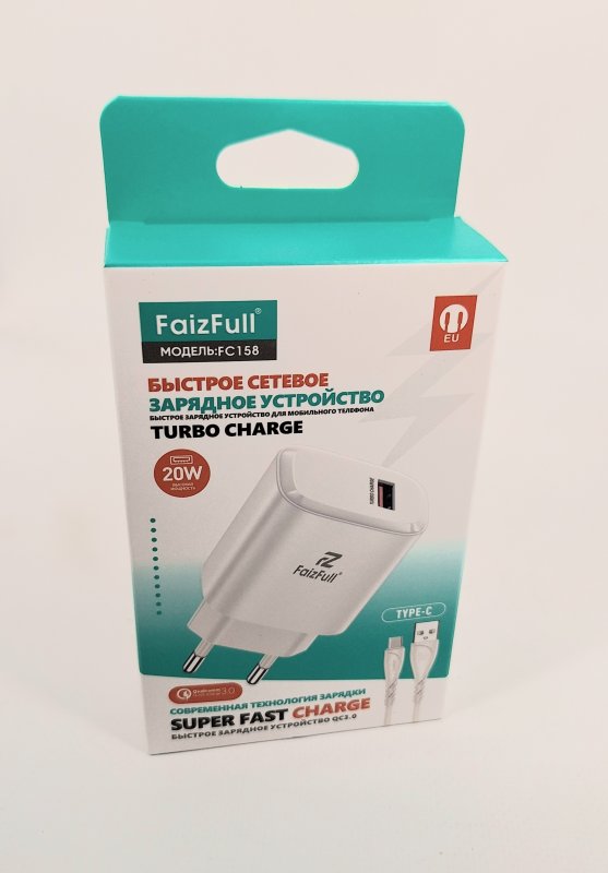 СЗУ Type-C FaizFull FC158 3A