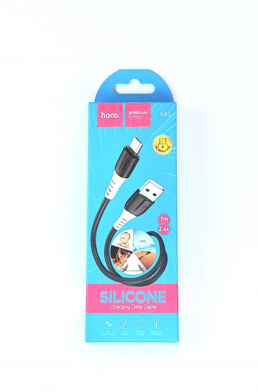 Шнур microUSB hoco. X82  2.4A 1m 