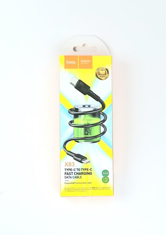 Шнур Type-c-Type-c hoco. X83 3A 1,0м