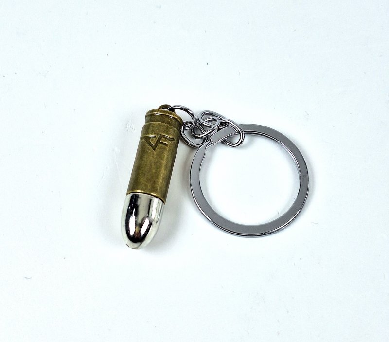 Брелок Патрон A золото